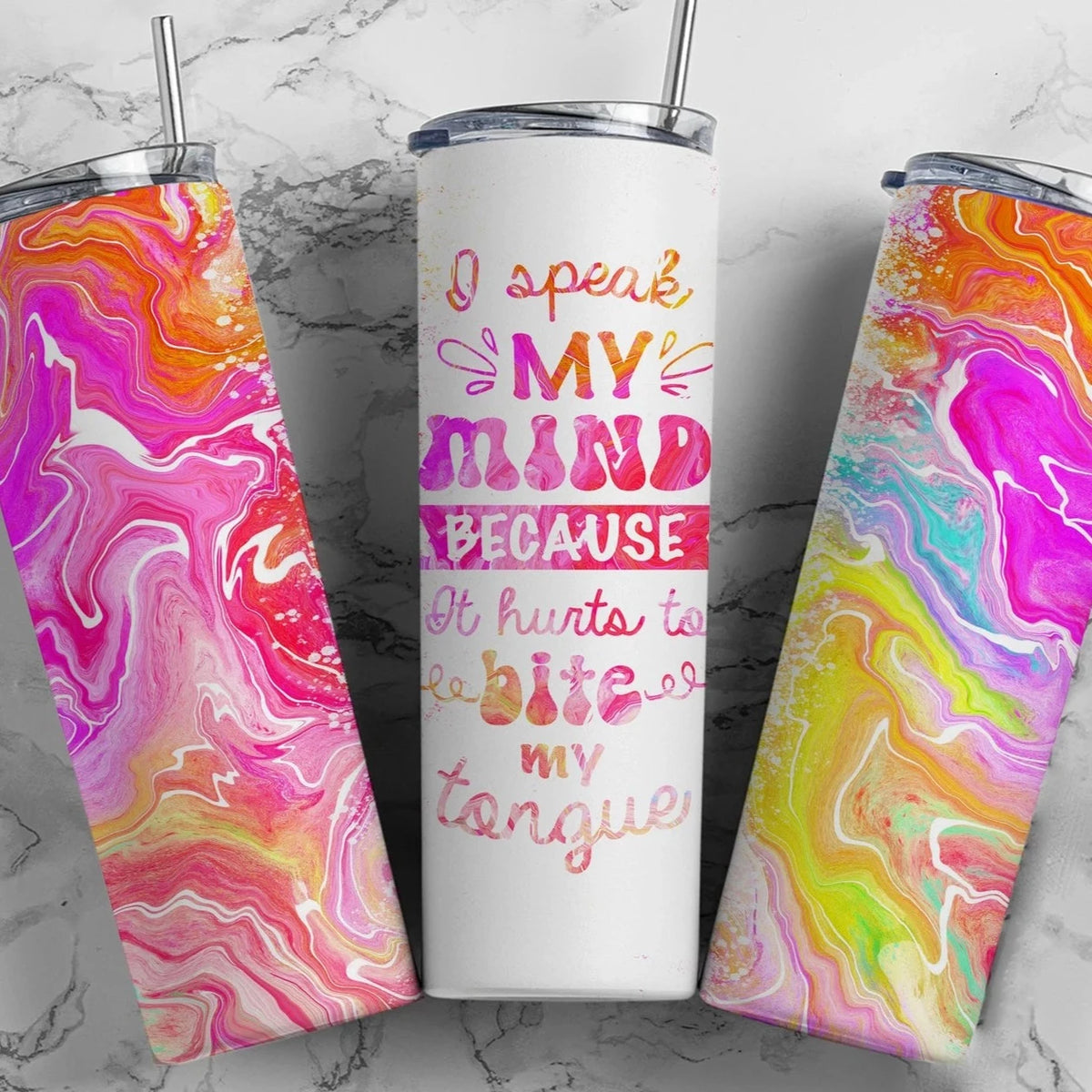 I Speak My Mind Tumbler 20 Oz