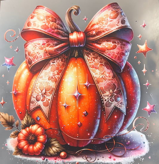 Jeweled Pumpkin Fall Halloween DTF Unisex SoftStyle T-Shirt