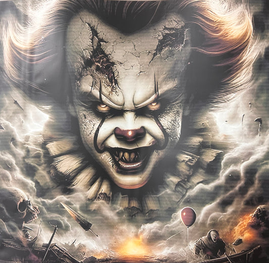 Scary Clown Halloween Fall DTF Unisex SoftStyle T-Shirt
