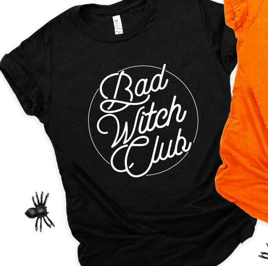 Bad Witch Club ScreenPrint Unisex SoftStyle T-Shirt