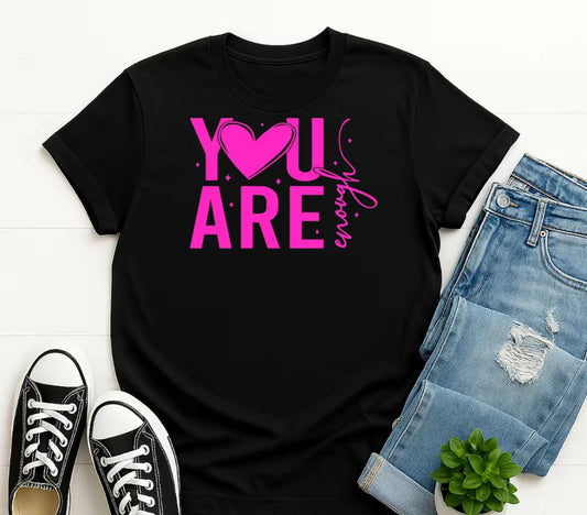 You Are Enough Unisex SoftStyle T-Shirt